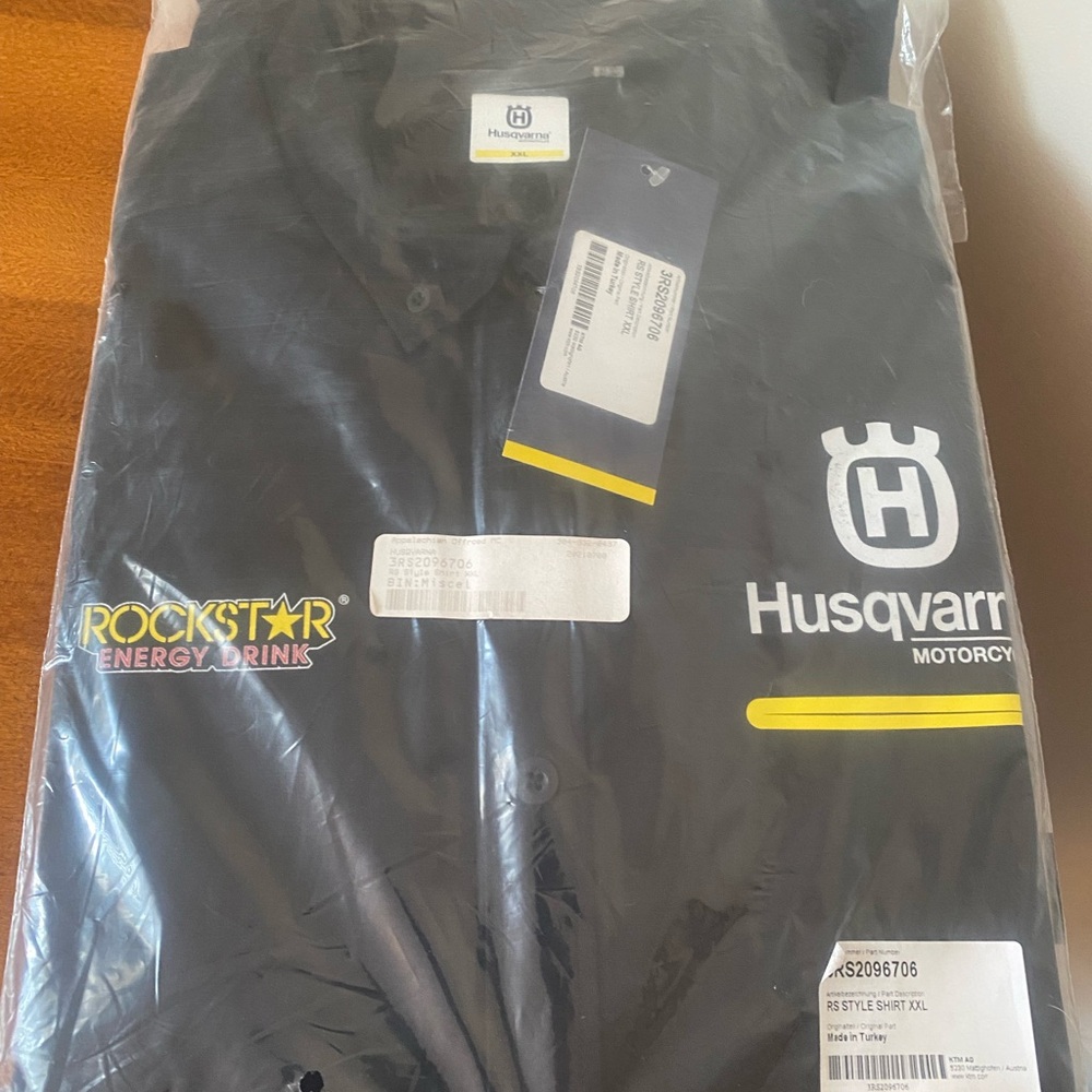 Husqvarna Black Button-Up Shirt